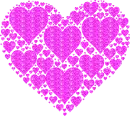 heart made of hearts