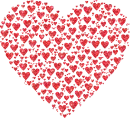 heart made of hearts