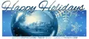 Happy Holidays, SNOWING, ORNAMENTS, SEASONAL, TEXT