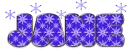 Purple Snowflakes - Jane