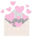 envelope letter with hearts