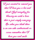 i love you