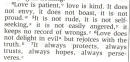 love is patient