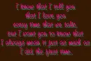 i mean it when i say i love u
