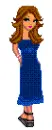 doll blue dress