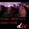 mcr on a plane