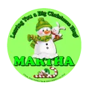 Martha - Leaving You A - Snowman - Candy Cane