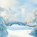 Winter Snowflakes ~ Background