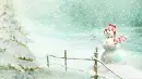 Winter Snowflakes ~ Background