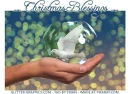 CHRISTMAS BLESSINGS, HOLIDAYS, ORNAMENT, TEXT