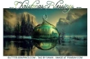 CHRISTMAS BLESSINGS, HOLIDAYS, ORNAMENT, TEXT