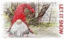 LET IT SNOW, GNOME, IMP, SNOWING, TEXT