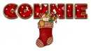 STOCKING TEDDY BEAR  CONNIE TEXT