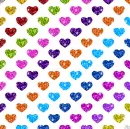 hearts of various colors