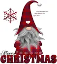 MERRY CHRISTMAS, GNOME, HOLIDAYS, TEXT