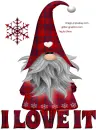 I LOVE IT, GNOME, GG RELATED, CUTE, TEXT