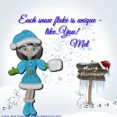Mel - Unique Snowflake - Like You - Girl