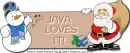 Jaya - Snowman - Santa - Gift - Loves It
