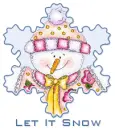 Let It Snow (Snowman Snowflake)
