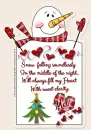 Mel - Snow Falling - Snowman - Hearts - Christmas Tree