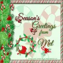 Mel - Season's Greetings - Candy Canes - Greenery