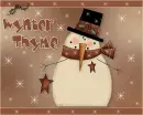 Winter Thyme (Holiday Snowman)