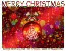 MERRY CHRISTMAS, ORNAMENTS, ANIMATED, TEXT