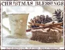 CHRISTMAS BLESSINGS, HOLIDAYS, ORNAMENTS, SEASONAL, TEXT