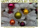 HAPPY HOLIDAYS MY FRIEND