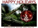 HAPPY HOLIDAYS, ORNAMENTS, CHRISTMAS, TEXT