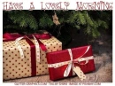 HAVE A LOVELY MORNING, CHRISTMAS, GIFTS, TEXT