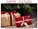 HAPPY HOLIDAYS, CHRISTMAS, GREETINGS, TEXT