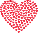 heart made of hearts