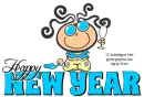 HAPPY NEW YEAR, HOLIDAYS, TEXT