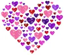 heart made of hearts