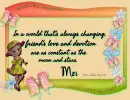Mel - A World Changing -Moon & Stars - Butterflies 