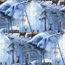 Winter Deer