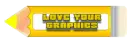 Yellow Pencil - Love your graphic