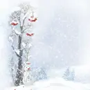 Winter Scene ~ Background