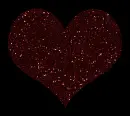Red Glitter Heart