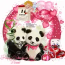 Panda Bear Valentine/Rennie