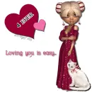 Loving You Is Easy - Cat - Hearts