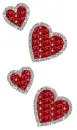 four hearts