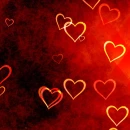 RED VALENTINES HEART BACKGROUND