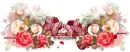 Romantic Roses And Butterflies Page Divider