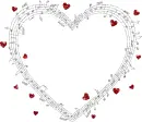 heart of musical notes