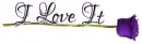 I Love It, PURPLE ROSE, HOLIDAYS, TEXT