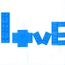 BuildLoveUpLegosTurquoise