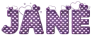 BE MINE HEARTS PURPLE - JANE