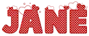 BE MINE HEARTS RED - JANE